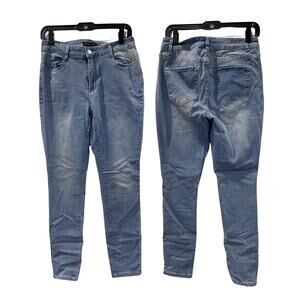 AZURE JEANS Women's Light Wash Hi-Rise Skinny Jeans Sz 11